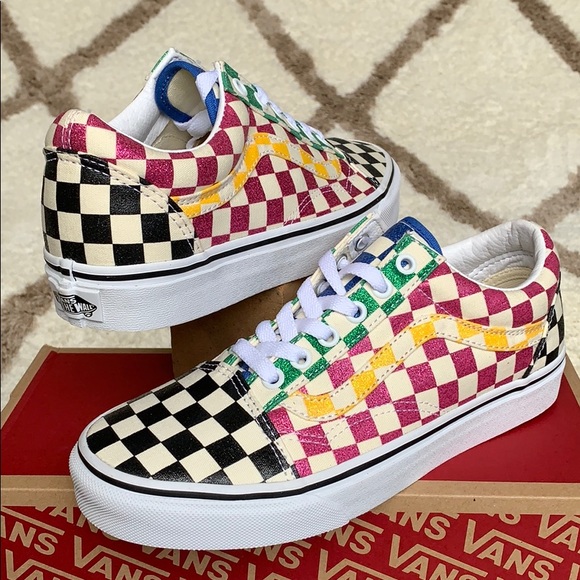 • VANS OLD SKOOL GLITER CHECK MULTITRWHT WMNS - Picture 5 of 16